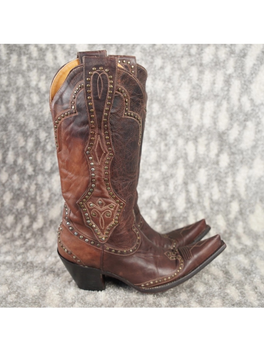 Boot Star Co. by Old Gringo Cowgirl Leather Western Boots W/Studed Womens 6.5 B - Picture 5 of 14